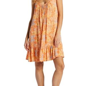 Billabong Floral Mini Dress Swim Coverup